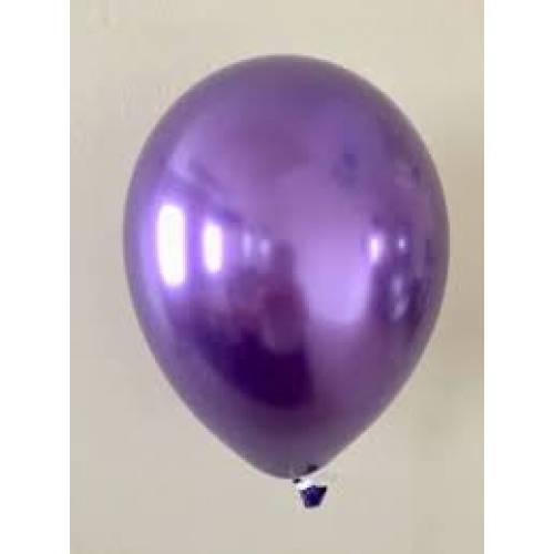 Balloon Single Chrome Purple