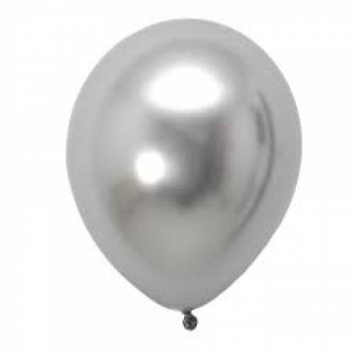 Balloon Single Chrome Silver