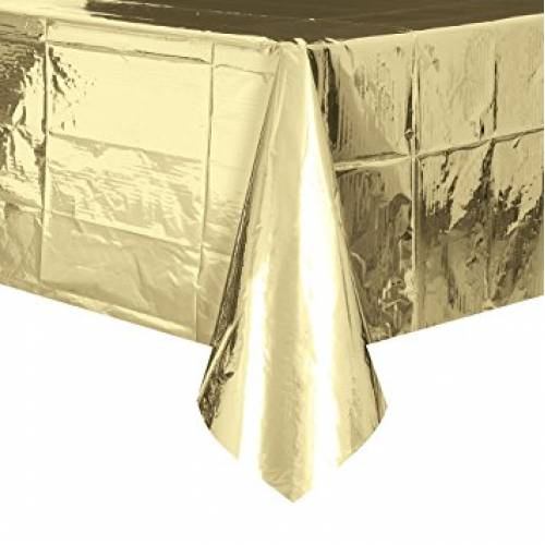 Table Cover Rectangle - Metallic Gold