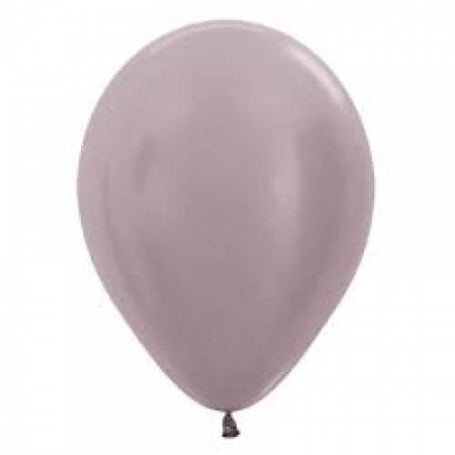 Balloon Single Metallic Pearl Greige Silver