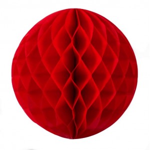 Honeycomb Ball Red 25cm