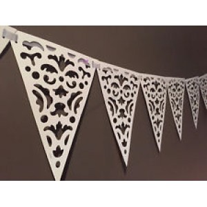 Lace Paper Bunting 3.3m