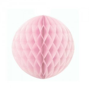 Honeycomb Ball Pale Pink 20cm
