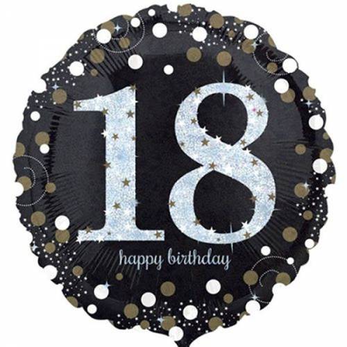 Foil Balloon 18th Birthday - Radiant