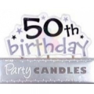 50th Birthday Supplies 50th Candles