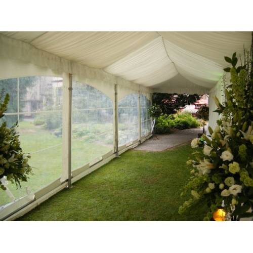Entrance Marquee 3m x 6m - Silk Lined