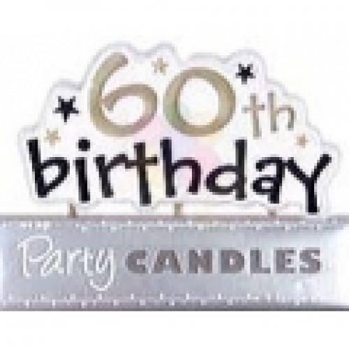 60th Birthday Supplies 60th Candles
