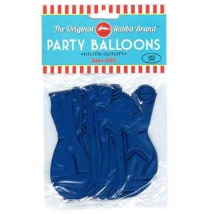 Party Balloons 10 pk Metallic Blue