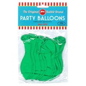 Party Balloons 12pk Green