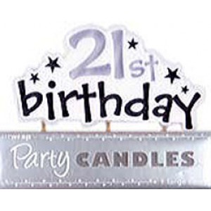 Birthday Candles 21st Birthday