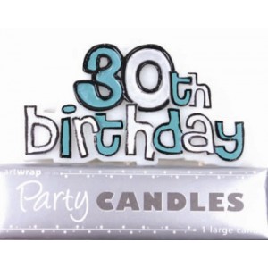 Birthday Candles 30th Birthday