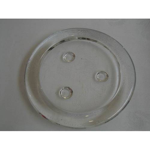 Candle Plate, Glass 11cm Round