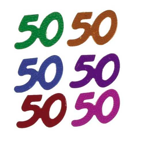 Confetti Scatters 50th Mix Numbers