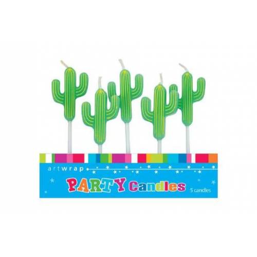 Candles Cactus 5pk