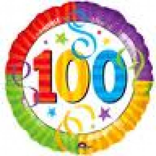 Foil Balloon 100th Birthday - Perfection