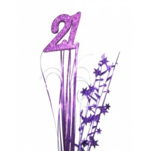 Foil Spangles 21st Purple