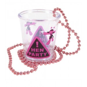 Hens Party Shotglass Necklace