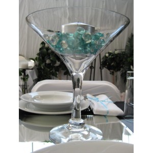 Martini Vase on a Mirror Tile