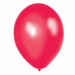Metallic Red Party Balloons 