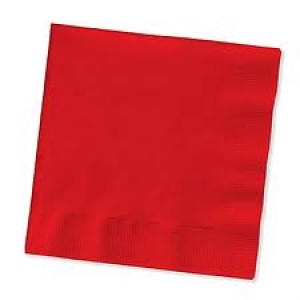 Paper Napkins Red