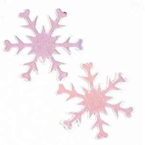 Scatter Confetti Snowflake Iridescent