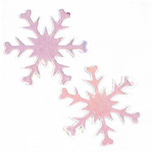 Scatter Confetti Snowflake Iridescent