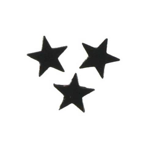 Scatter Confetti Star Small Black