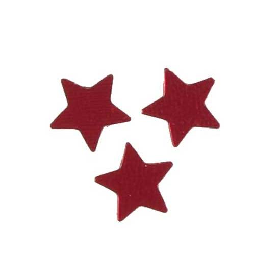 Scatter Confetti Star Small Red
