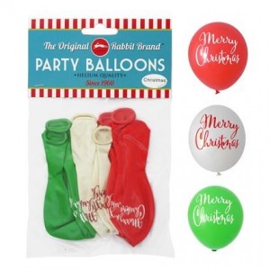 Christmas "Merry Christmas" Balloons 8pk