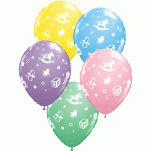 Balloon Single Nursery Pastel