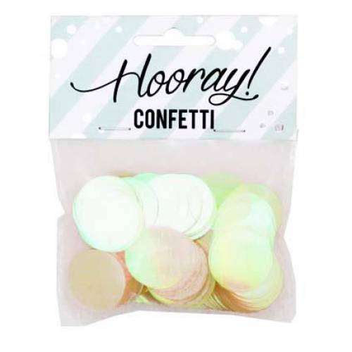 Scatter Confetti Iridescent Circles Large