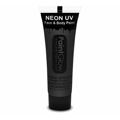UV Face & Body Paint 10ml - Black