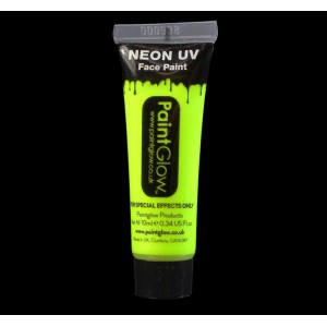 UV Face & Body Paint 13ml - Neon Yellow