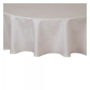 Linen Table Cloth, Round 3.3m White