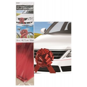 Giant Red Car Bow