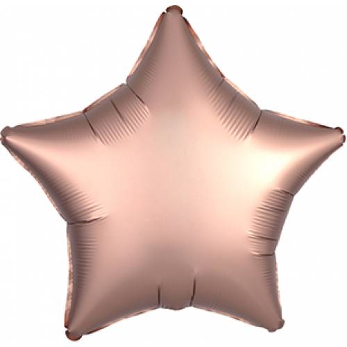 Foil Balloon Luxe Rose Copper Star