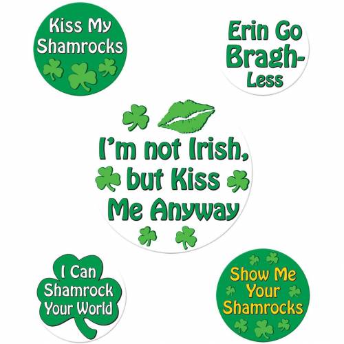 St. Patricks Party Buttons 