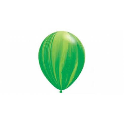 Balloon Single Green Marble