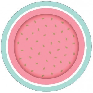 Watermelon Paper Plates 8pk