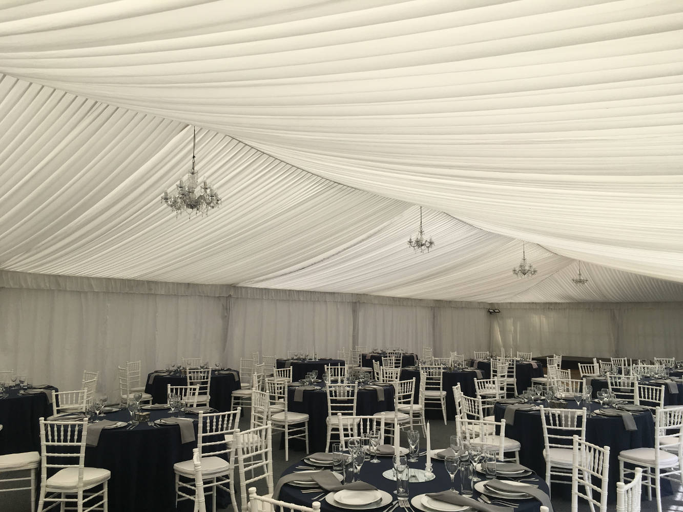 Silk Liners Marquee Hire Christchurch Party Warehouse