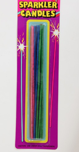 Sparkler Candles, Slim | Partyshop.co.nz