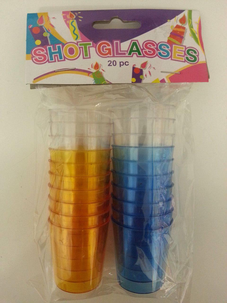 Hawaiian Luau Shot Glasses