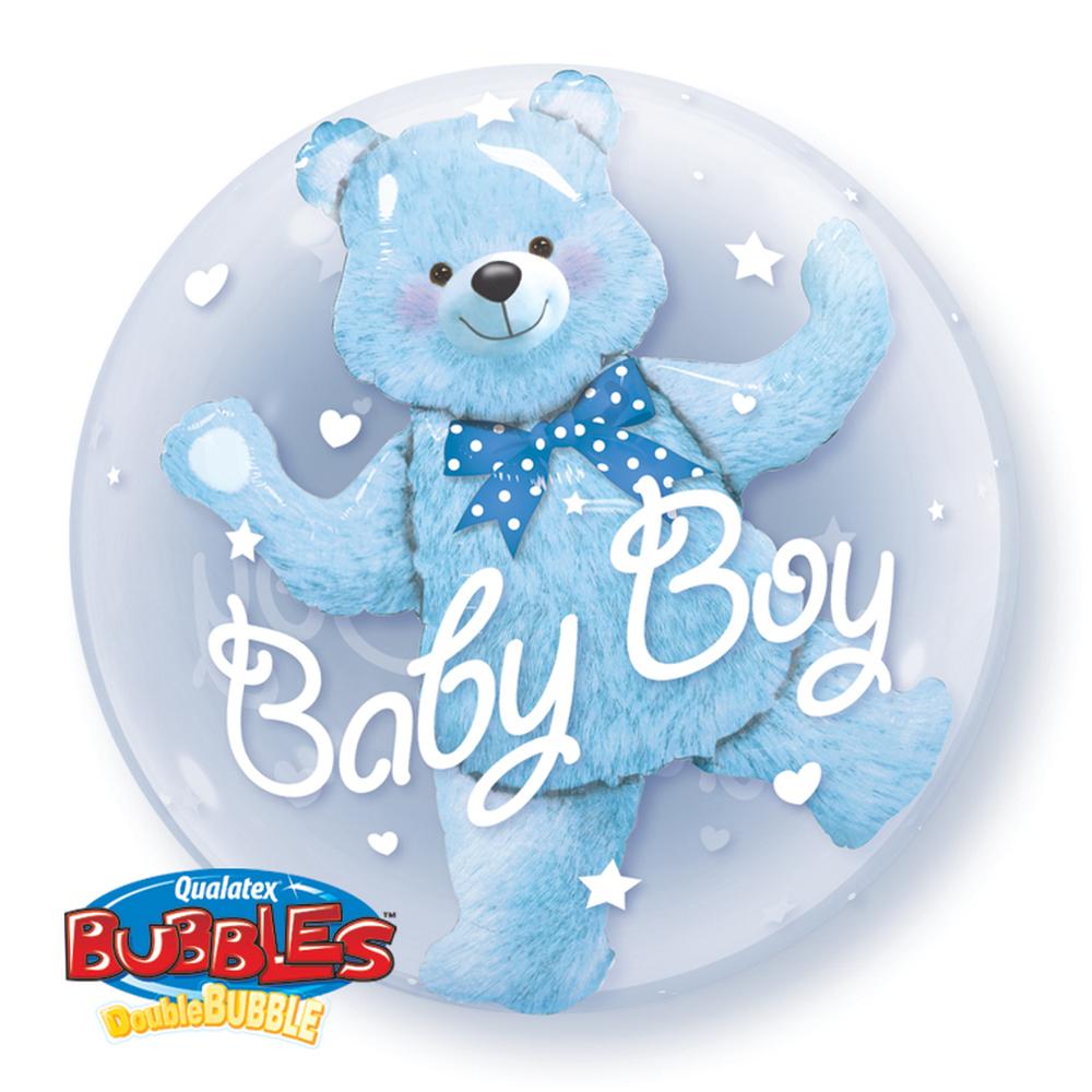 Bailey Boys Blue Check Patriotic Grand Old Flag Baby Bubble main image 1