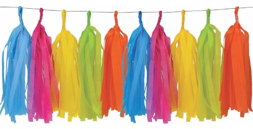 Tassel Garland Tropical Party Hire Weddings Jukeboxes