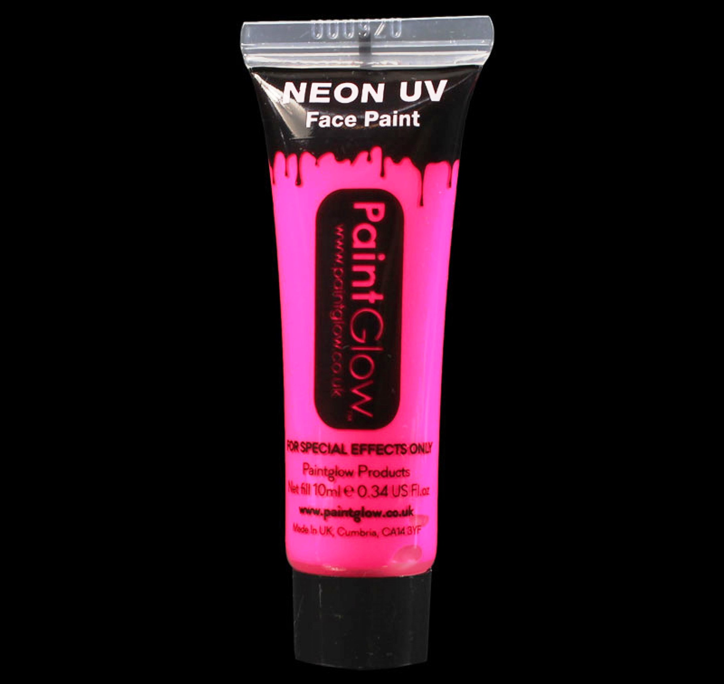 UV Face & Body Paint 13ml - Neon Pink | Party Hire | Weddings ...